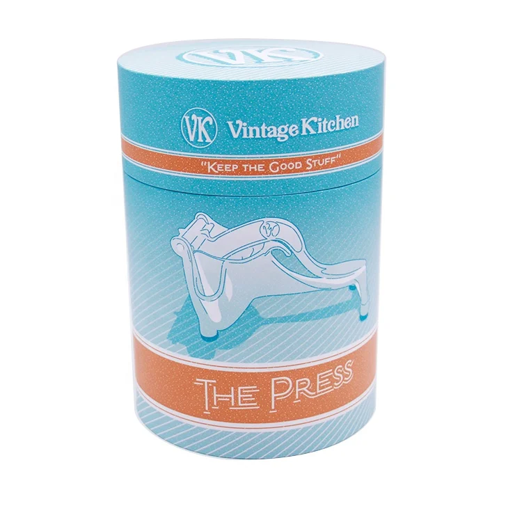 Luxury Design Essential Oil Perfume Bottle Clothes Juicer Round Cylinder Box Packaging Paper Tube
