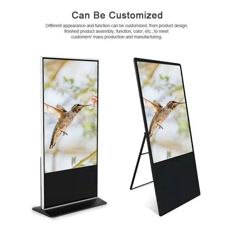 75 Inch Touch Floor Stand Lcd Monitor Screen Kiosk Digital Display Advertising Kiosk