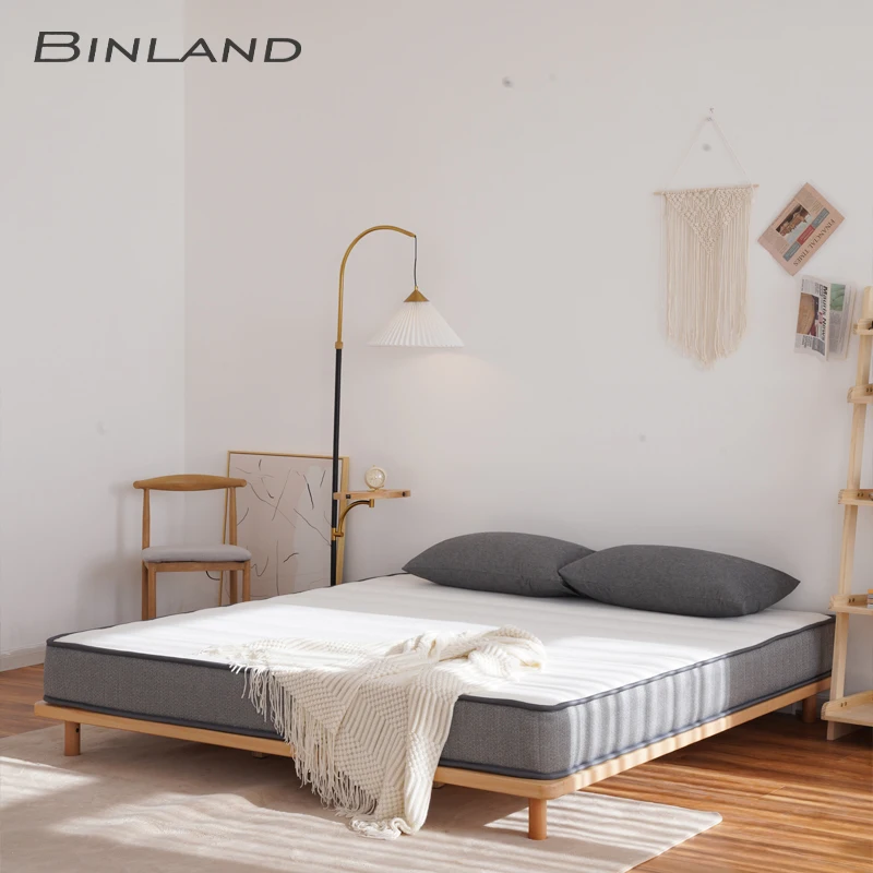 Fireproof UK standard comfortable bed soft bonnell Spring mattress gel memory foam cheap price