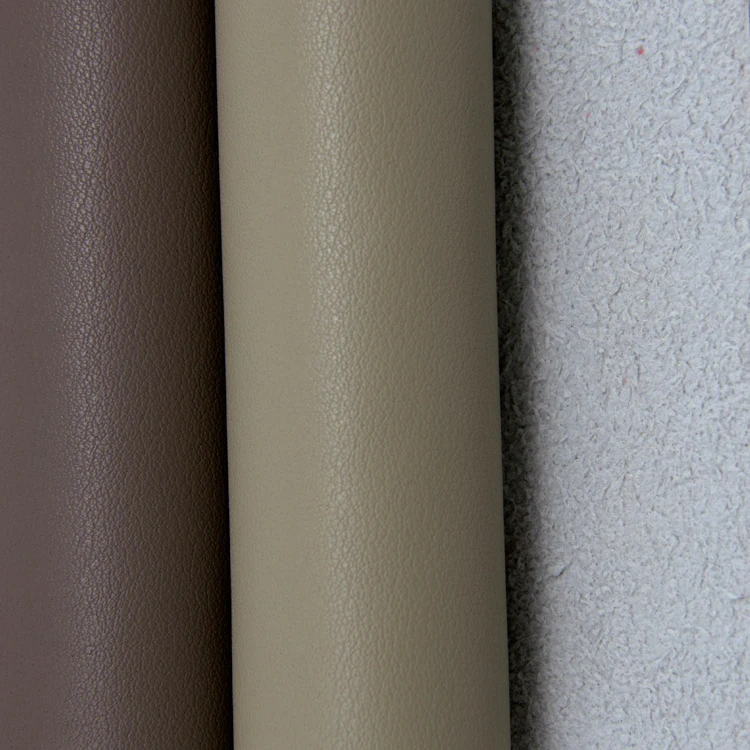 1.4mm Suede Backing PU Synthetic Leather Material For Making Handbags Sofa Car Seats