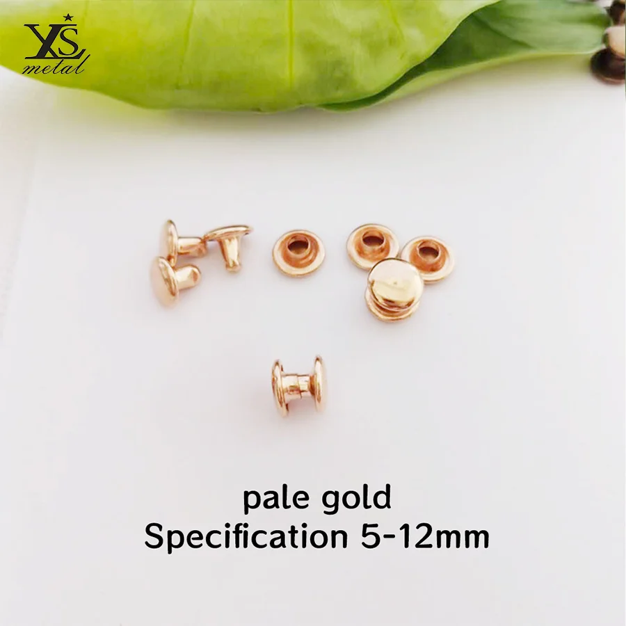 Wholesale Decorative Double Rivet Stud Iron Double Cap Garment Rivets For Bags Clothes