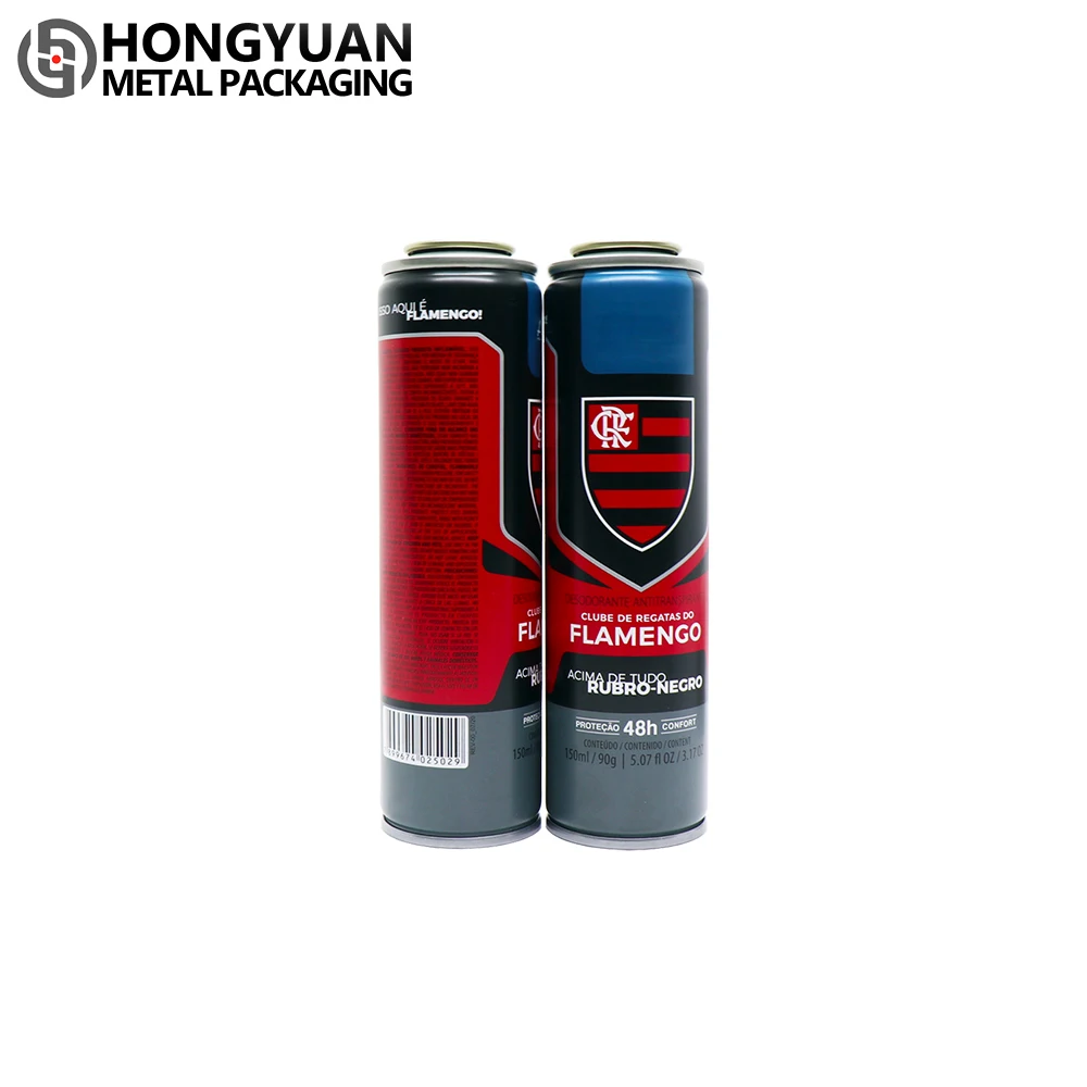 Aerosol body spray can tin cans Metal tinplate cans