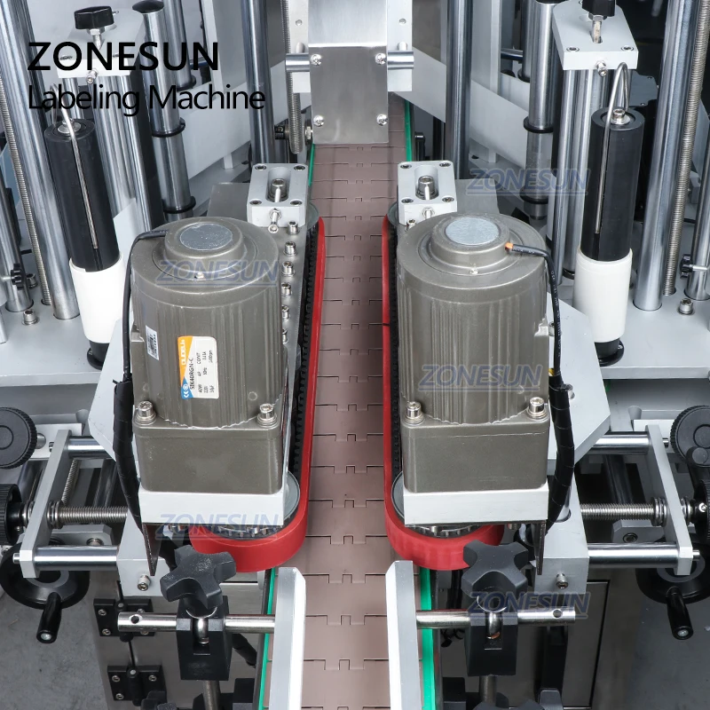  ZONESUN ZS-TB300M автоматическая наклейка плоская бутылка двусторонняя маркировочная машина для квадратных