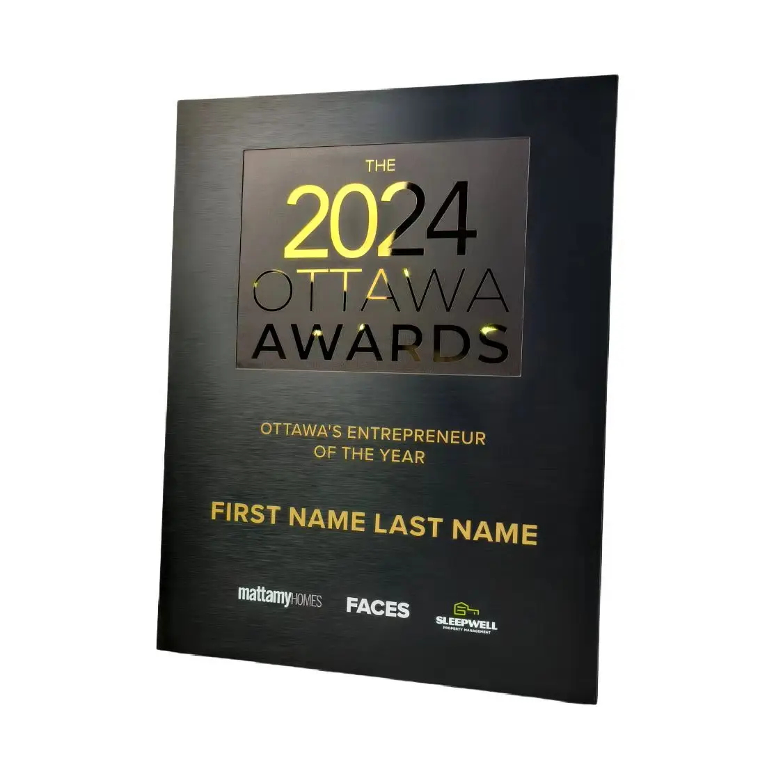 Персонализированная наградная табличка на заказ