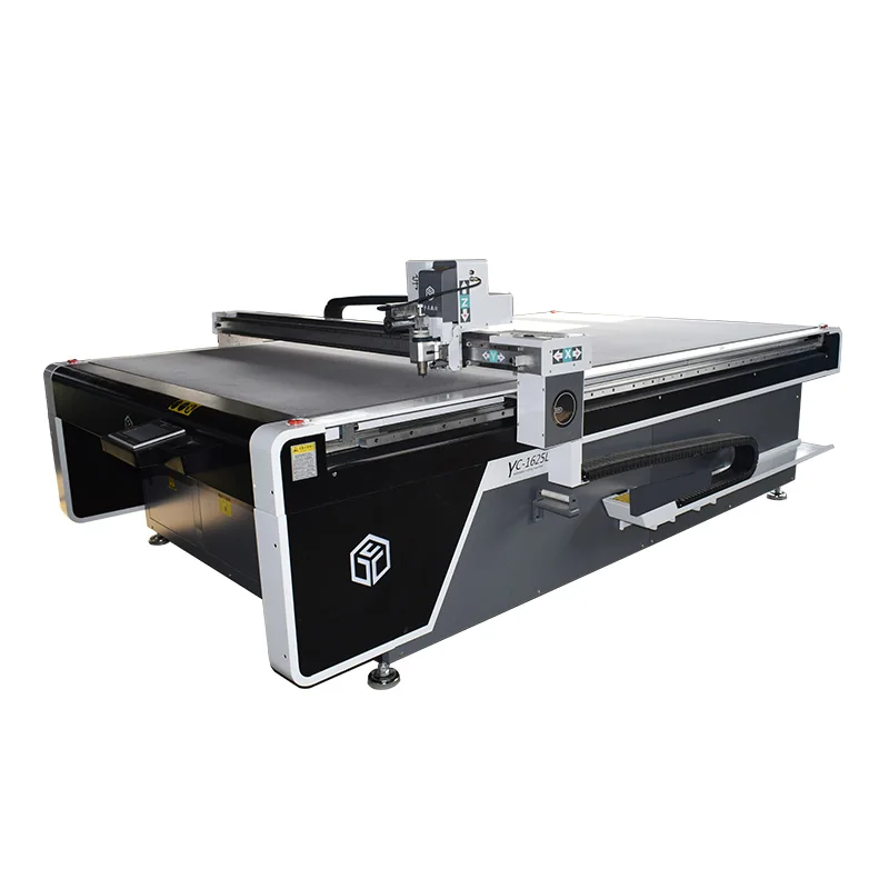 cnc leather cutter plotter YC-1625 oscillating knife cutting machine for leather