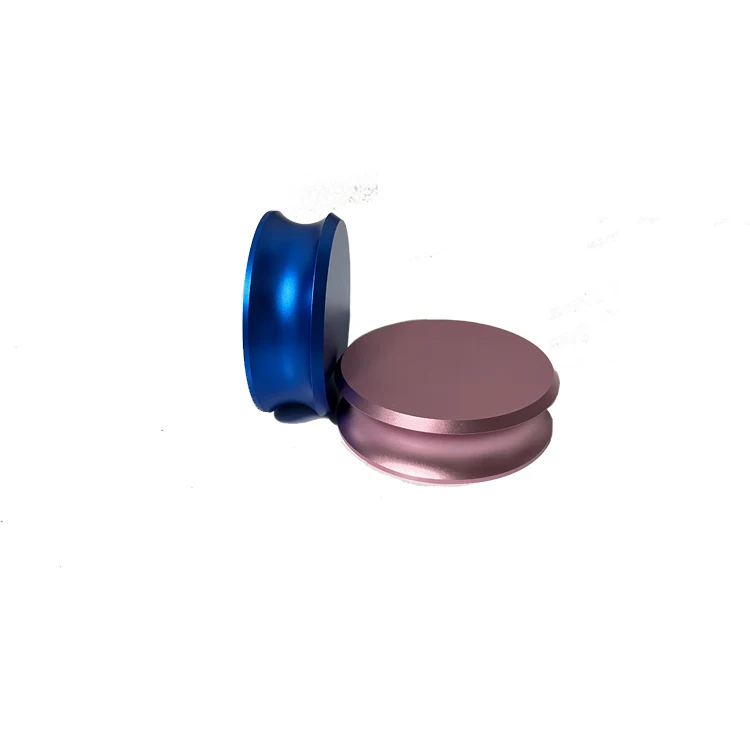 High Quality Cnc Lathe Machining Anodized Aluminum LP Vinyl Record Player Turntables Stabilizer Record Weight