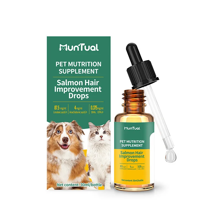cat food puppies adult dog food pet salmon oil Omega-3, Omega-6, Omega-9 hair improvement beauty hair drops
