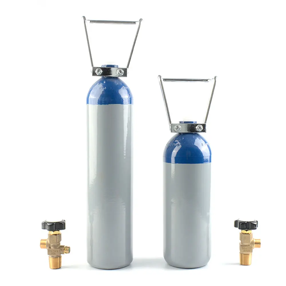 High Pressure Seamless Steel 2.7L Empty Tank Refillable Helium Gas Cylinder 2.7L 150bar Cylinder Gas Tank