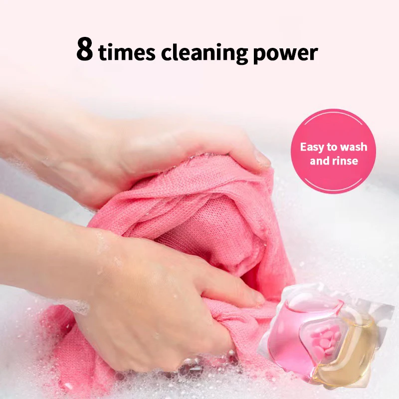 OEM wholesale New formula household chemicals water soluble washing laundry detergent cleaning liquid pods