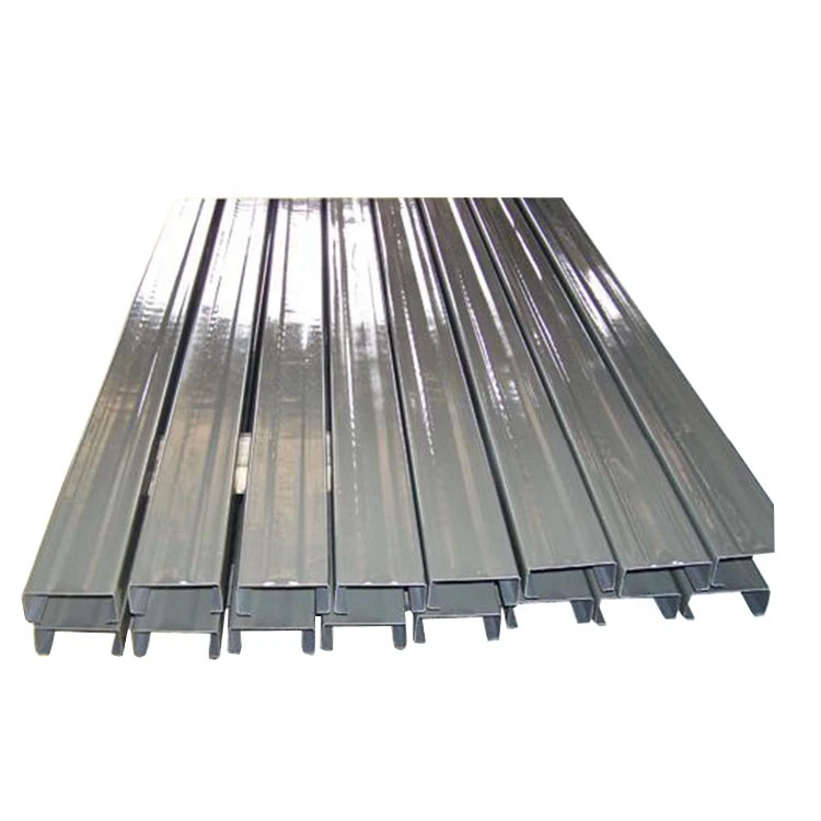 Q235/SS400 50-400mm cold formed steel profile channel U / C section shaped steel channels purlins price