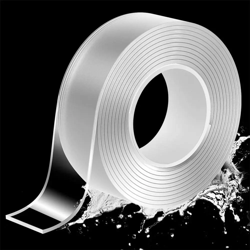 2023 new tape double-sided nano reusable dot ivy grip transparent tape good price nano transparent double sided nano tape