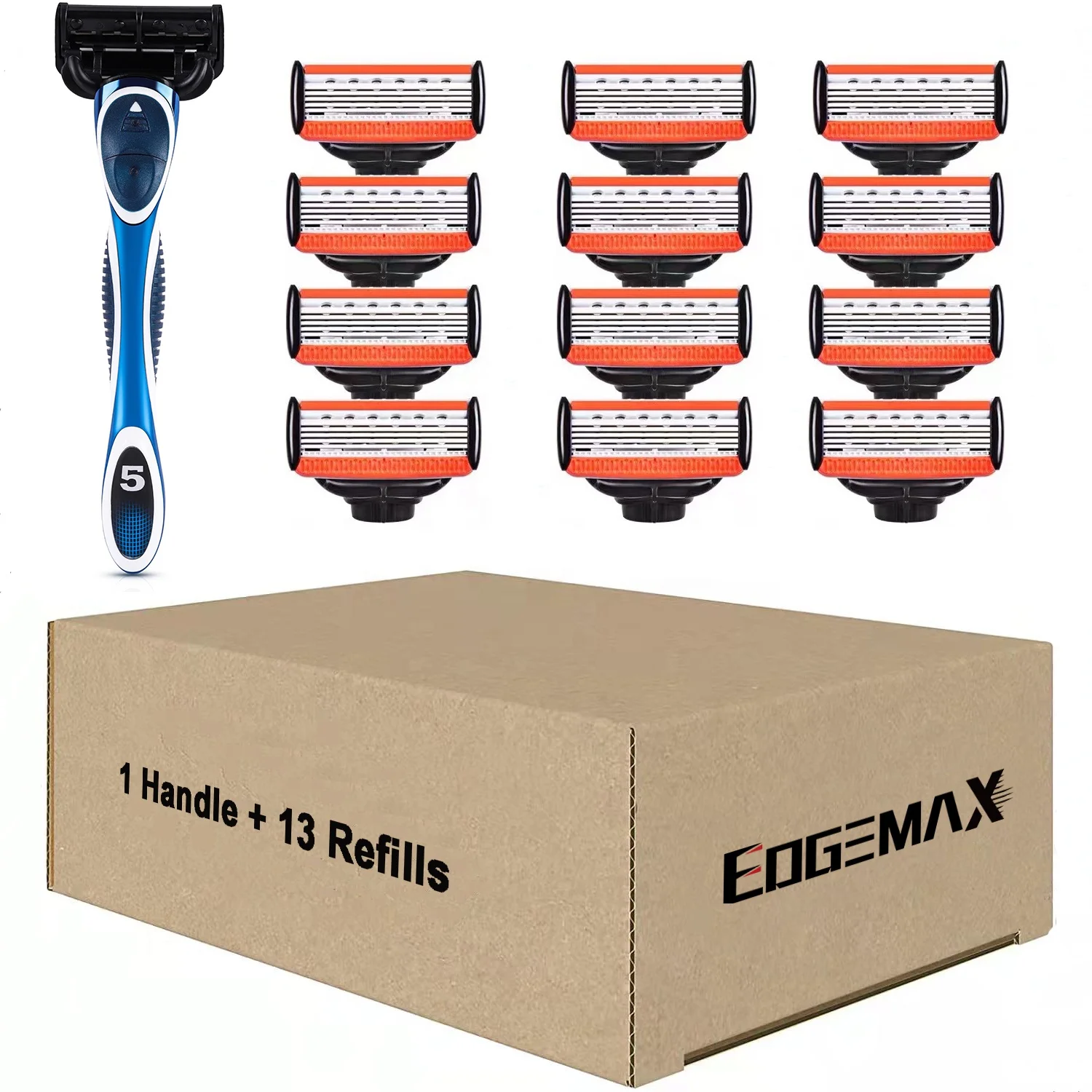 Comfort 5 Blade Removable Razors for Men, System Men Razor