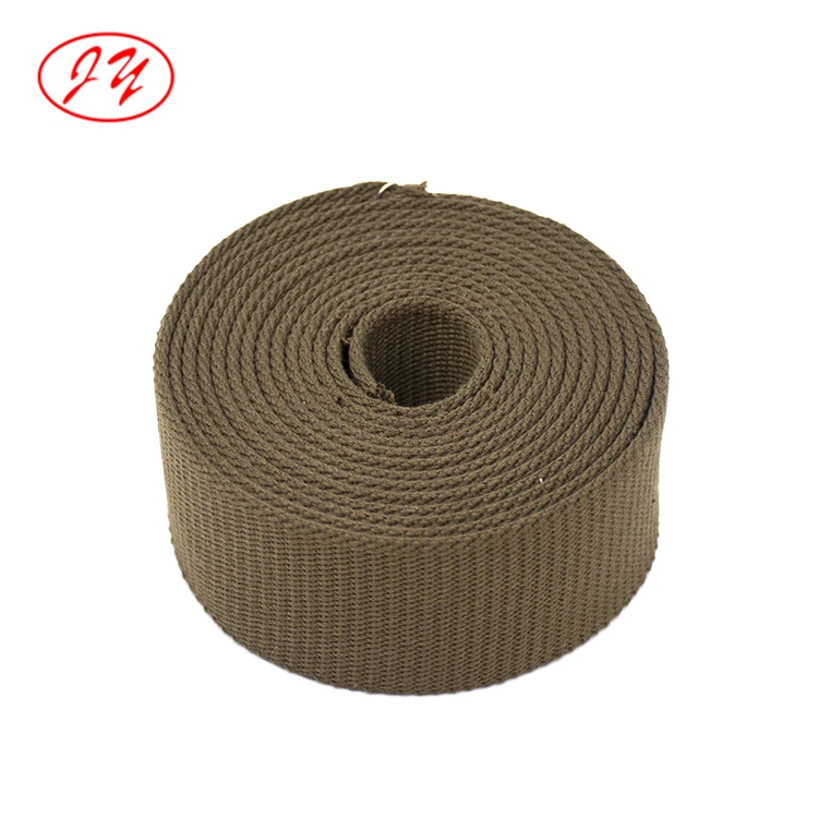 High quality wholesale 50mm twill striped  cotton webbing tape