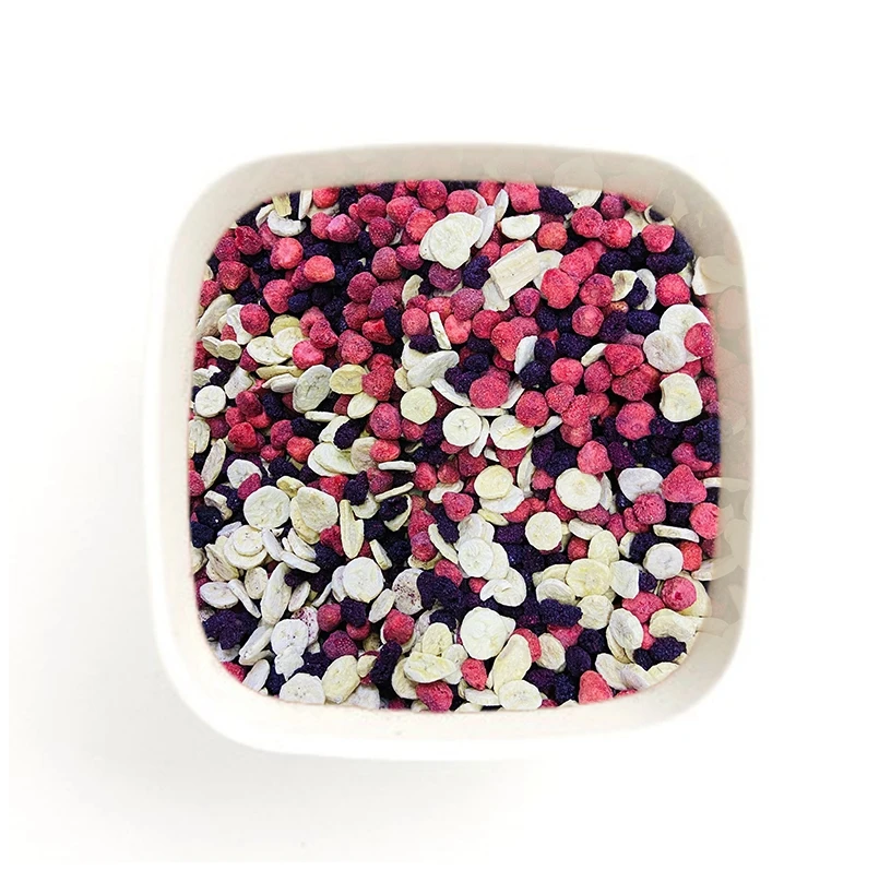 Freeze Dried mixed fruits Freeze Dried Strawberry Banana Mulberry FD STRAWBERRY with sugar