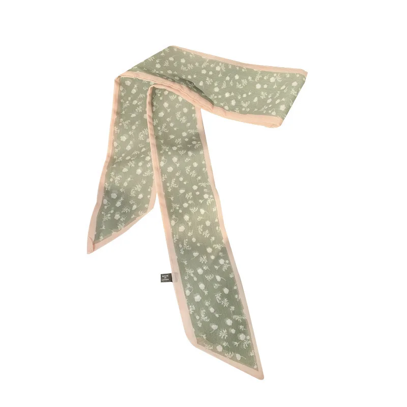 Новинка 2021, мягкий женский маленький квадратный шарф на шею, цветочный шарф, квадратный шарф в горошек, Шелковый атласный шарф с леопардовым принтом, повязки для волос, шейный платок