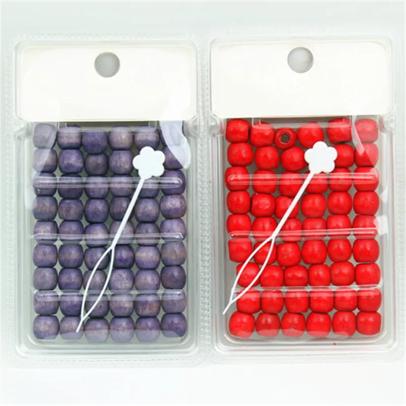 Wholesale 12*11 mm Plastic Pony Beads Hair Decoration with Big Hole for Dreadlocks