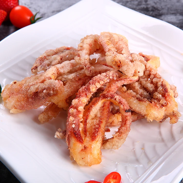 Оптовая продажа, высококачественный японский пищевой переработанный замороженный кальмар с мукой