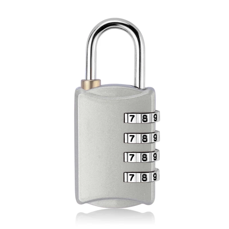 4 Digit Combination Locks Travel Suitcase Luggage Bag Code Lock Padlock Well For Baggage Toolbox Gym Locker