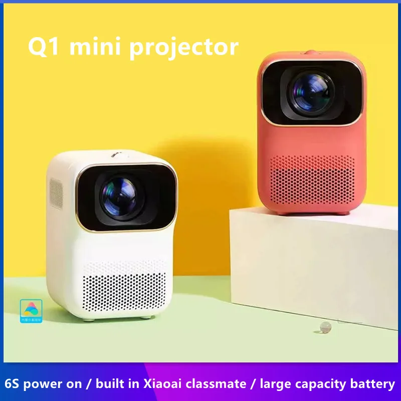 New Arrival Global Version 4k projector Fengmi Q1 portable projector 1920x1080 support pocket xiaomi mini projector