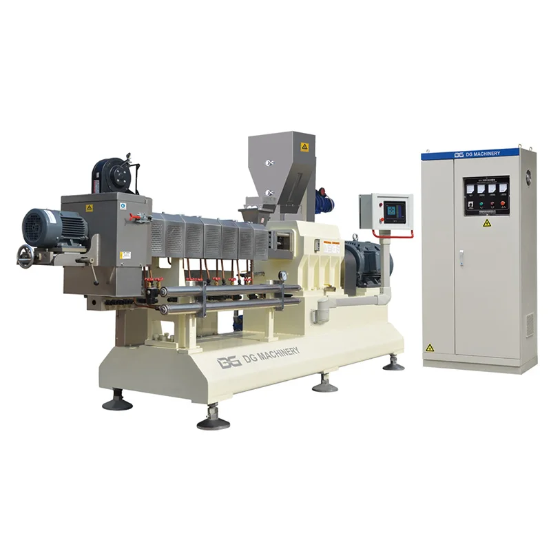 
Jinan DG slanty puffed corn snacks food making extruder machine 