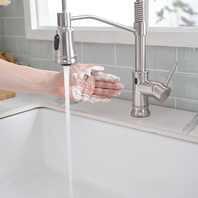 Infrared Water Saving Device Kitchen Nozzle Tap Smart Faucet Sensor