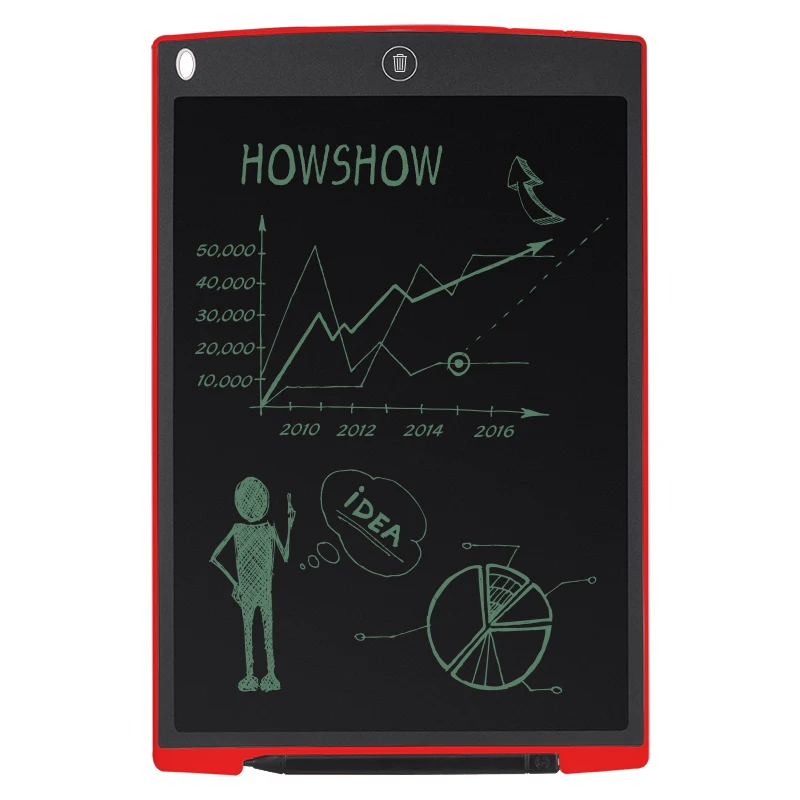 Howshow Convenient Mini Digital Notepad Memo Pad e-Writing Board 12inch Lcd Writing Tablet