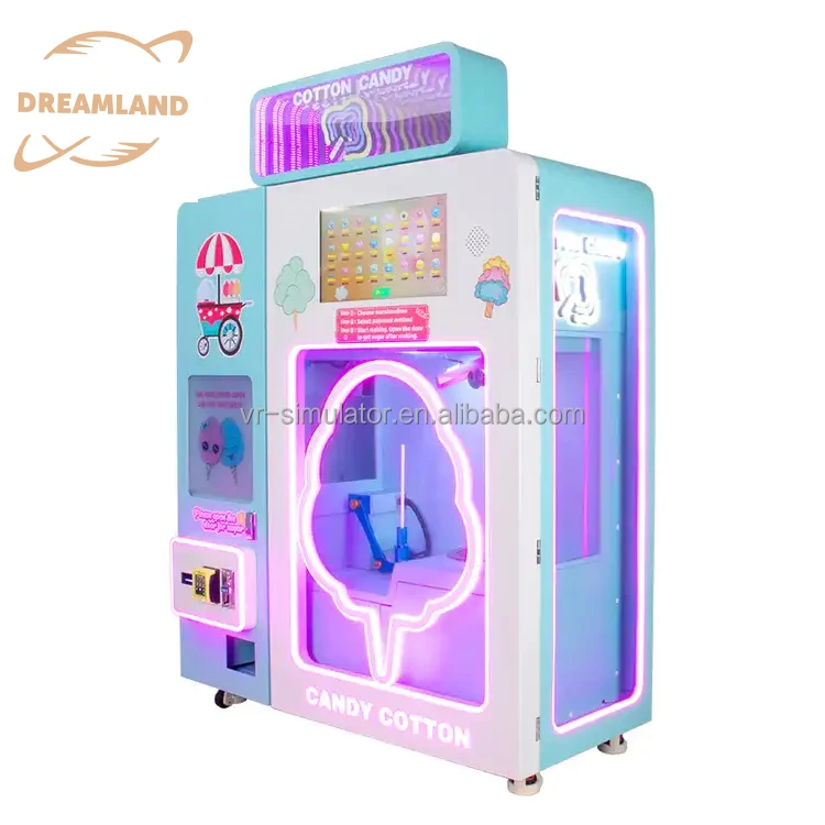 Коммерческий автомат для продажи банкнот Dreamland конфет фея ватная конфета