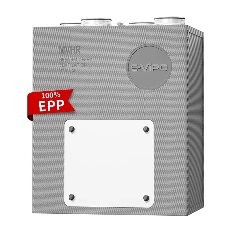 E-VIPO Vertical ERV Ventilation HVAC Fresh Air Heat Recovery Air Exchanger Recuperator Ventilation Wall Heat Recovery System