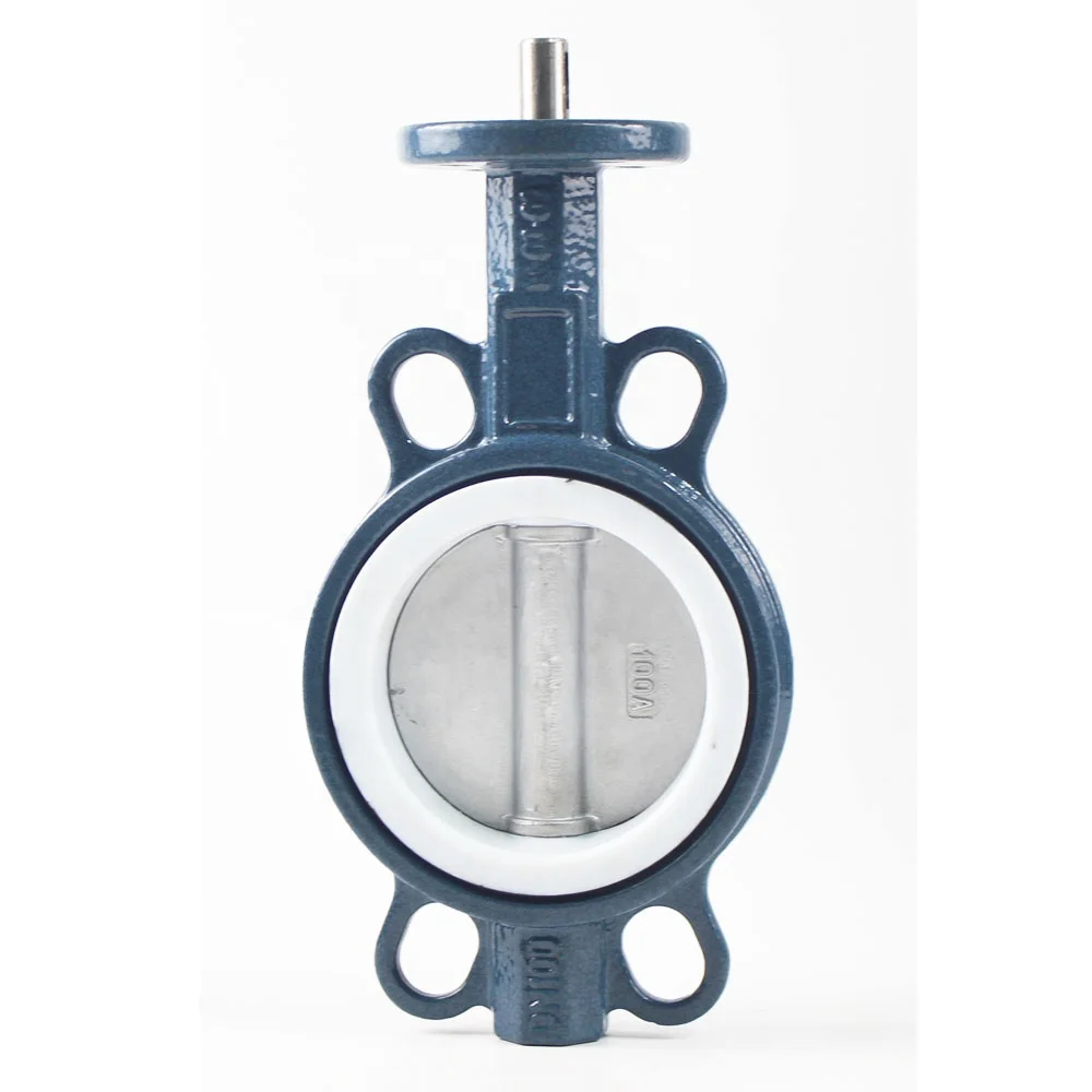 Клапан-бабочка cf8 из углеродистой стали с неизолированным стержнем стандарта DIN, 4 дюйма