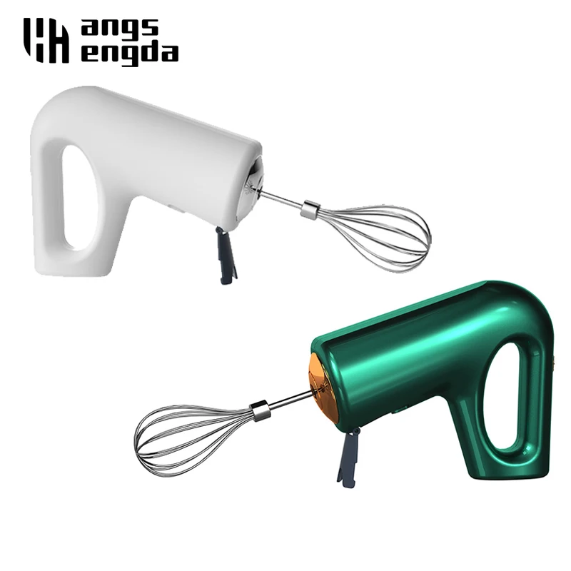 New wireless portable electric food mixer egg beater electric hand mixer 5 speed cordless mini hand mixer with egg cream whisk