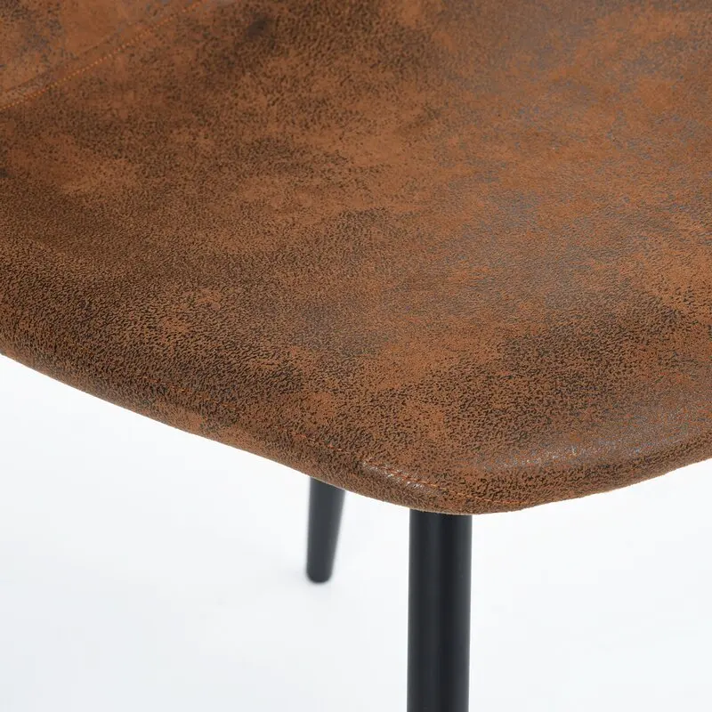  Chinese chippendale Gillham Side Chair in Brown OEM versailles Suede dining