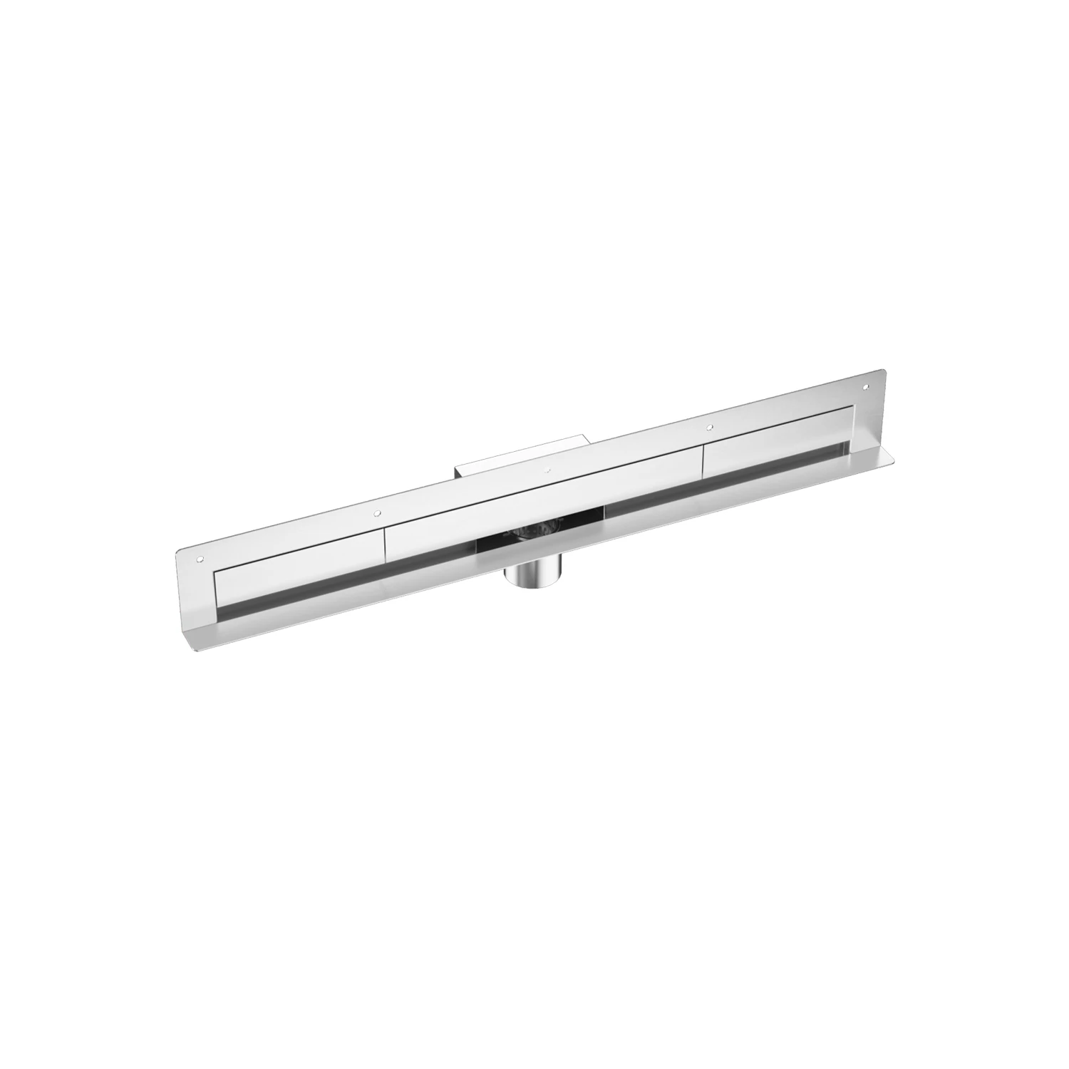 Brushed Stainless Steel 10 years Warranty Long Linear Floor Drain with Industrial Floor Grating