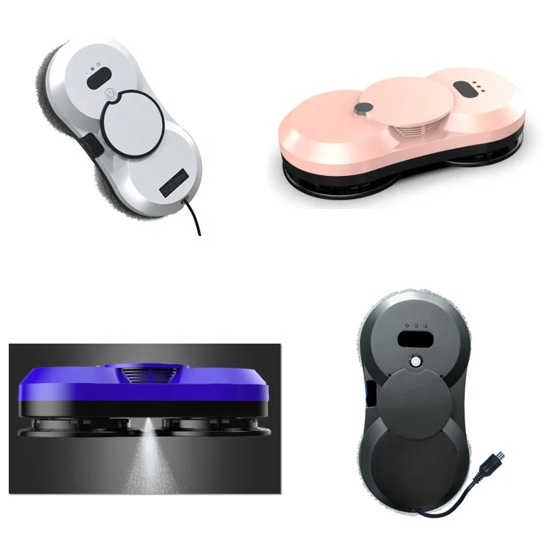 HCR-10 water spraying outside glass cleaner smart industrial electric high rise smart window cleaning robot clean