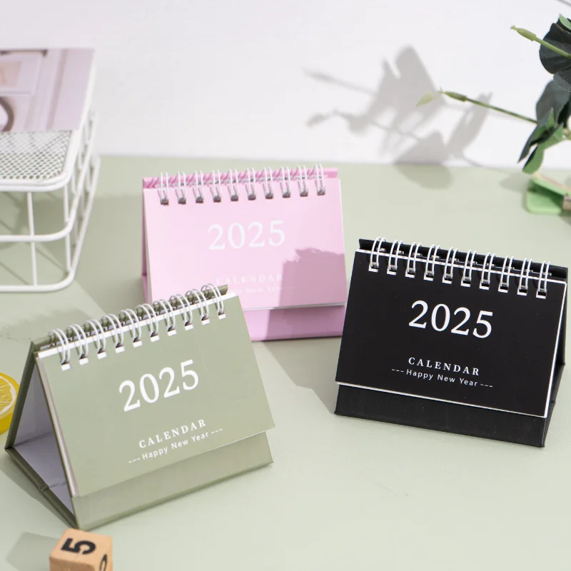 Hot Sell PU Leather Vertical Mini Desk Calendar Leather Calendar Compact Calendar for Home Office