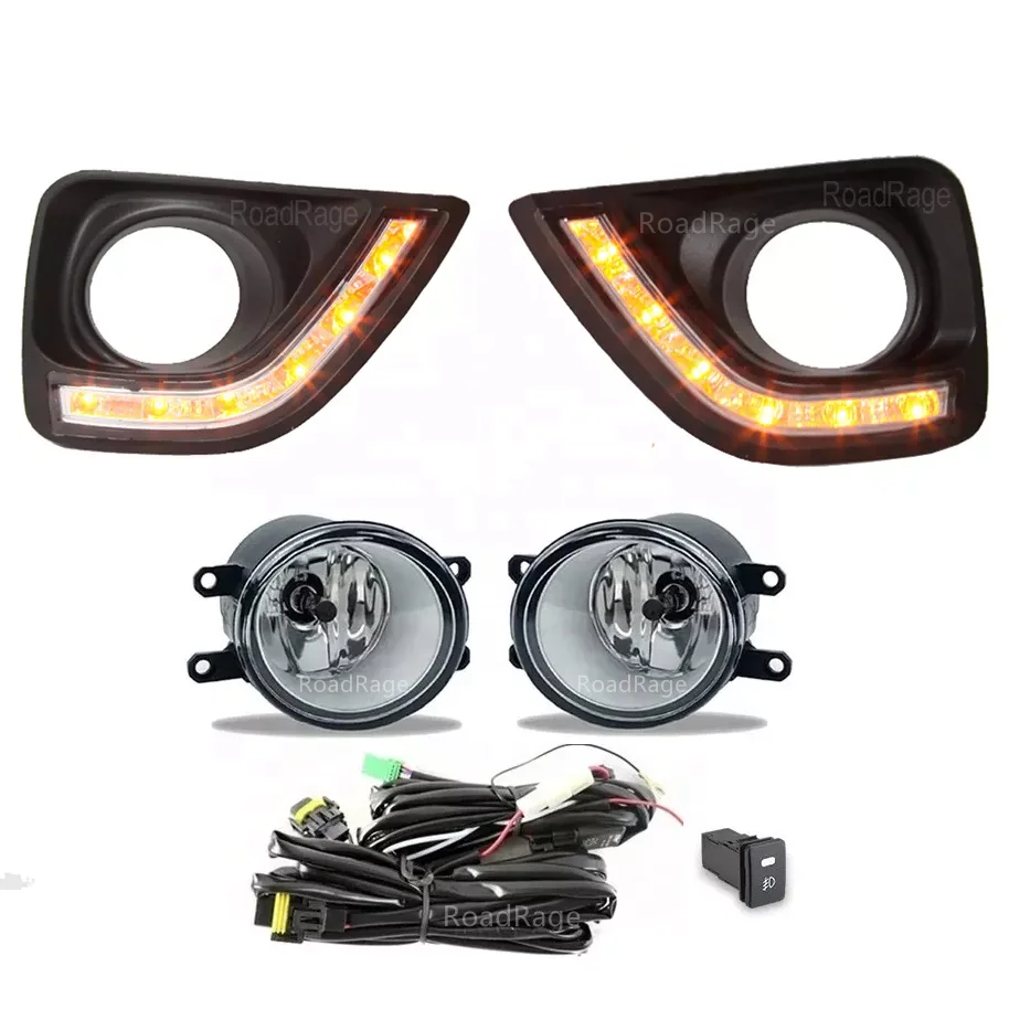 LED Daytime Running Light Driving Fog Lamp DRL DayLight For Toyota MARK X REIZ 2011 2012 2013