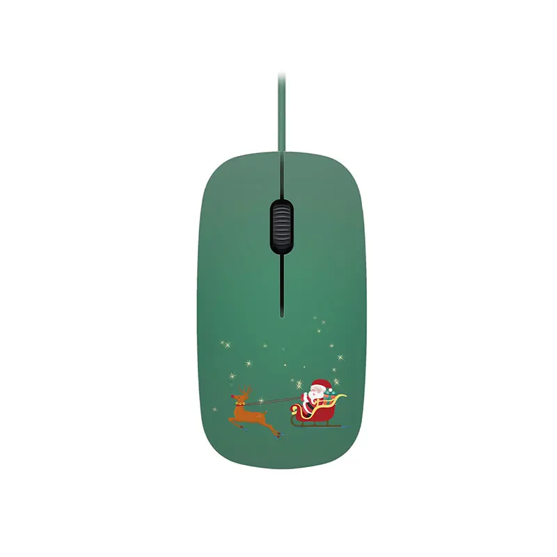 Gift Mouse for Christmas 3D button USB Wired Mouse Wholesale Customized Mouse Processing with Supplied Drawings M-002