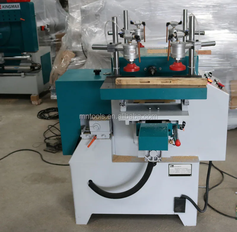 
Horizontal double end mortiser for door 