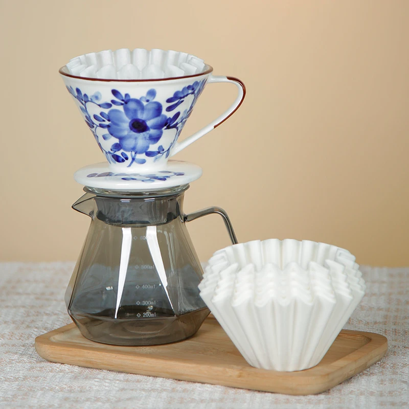 NEW Coffee Filter for 1-4 Cups Basket Style White Disposable Natural Paper Filters Coffee Filter Paper