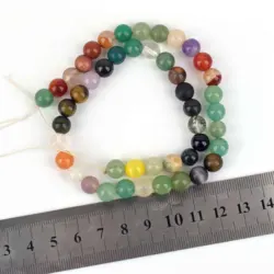 Wholesale Nature Crystals Beads Colorful Bracelet Semi-finished Product For Sale