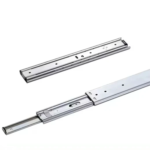 68KG Heavy Duty Telescopic  slides, Full extension, 3-fold Factory Sale Drawer Runner For Tool Cabinets, storage
