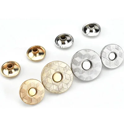 Wholesale Double-sided Rivet Buckle Strong Thinner Magnet Metal Stud Magnetic Press Button Luggage Accessories