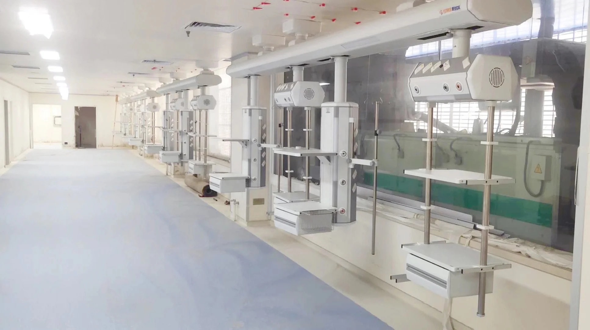 Medical gas electric equipment surgical pendant for icu room