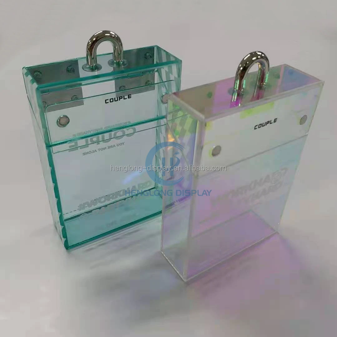 Colorful Plastic Pack Cover Cigarette Case 20pcs Custom acrylic cigarette box case