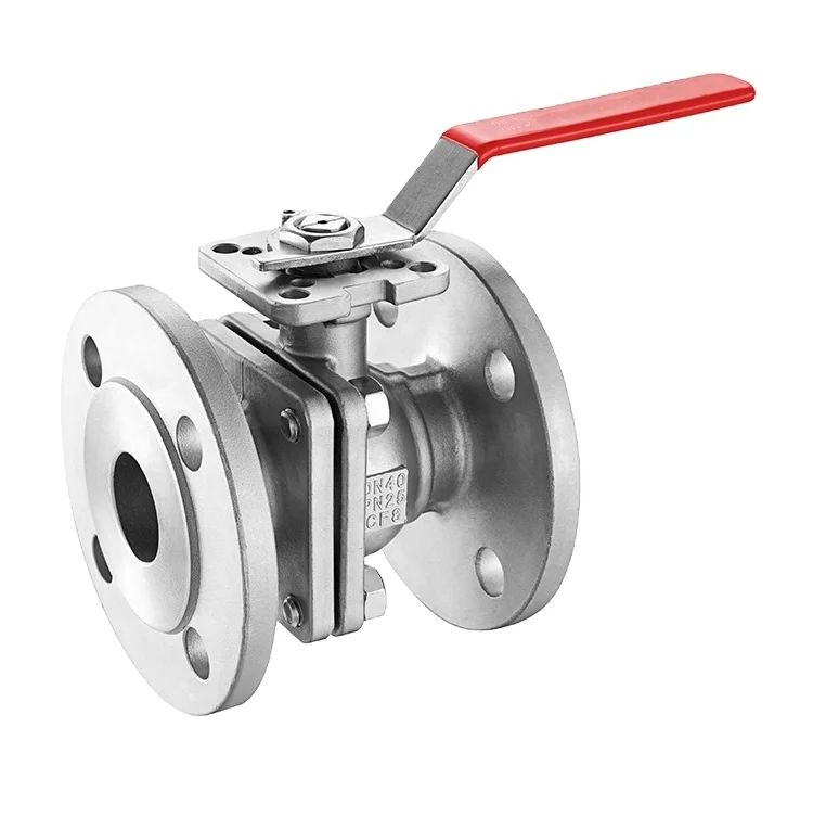 factory price Stainless steel carbon steel rising stem flanged ball valve with handlewheel