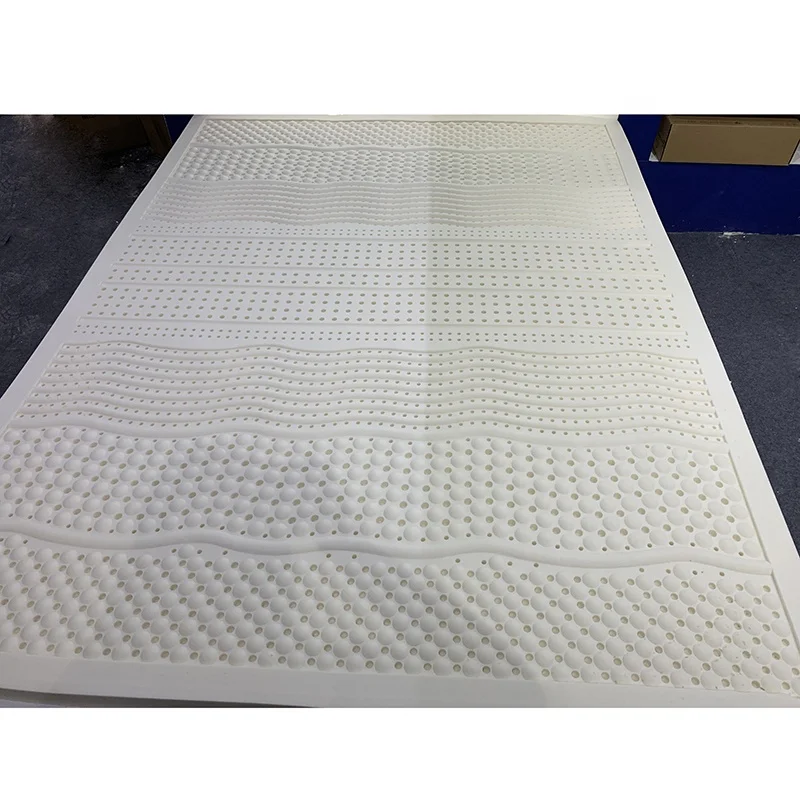 Quiet Hypoallergenic Breathable 100% Latex Mattress Foam Rubber Bed