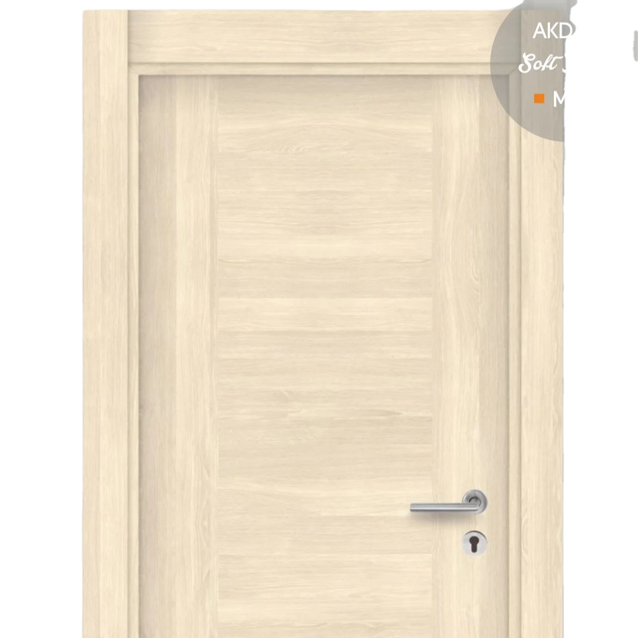 High Quality Interior Door 8 MM MDF Melamine 36 MM MDF Frame Thickness Interior Usage