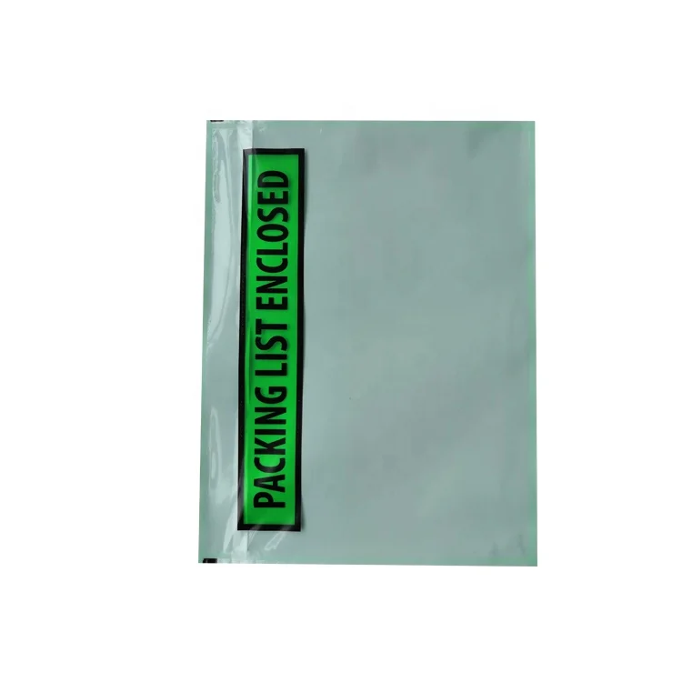 Packing List Enclosed Invoice Envelopes From Manufacturer