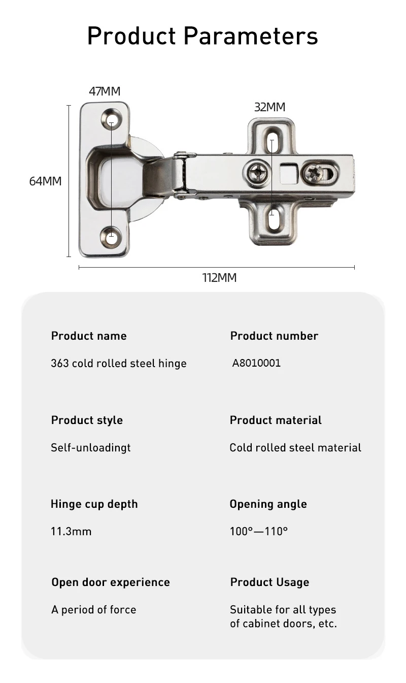 Customizable Size Kitchen Automatic Hinge Cabinets Adjustable Removable Soft Close Cabinet Furniture Hinges