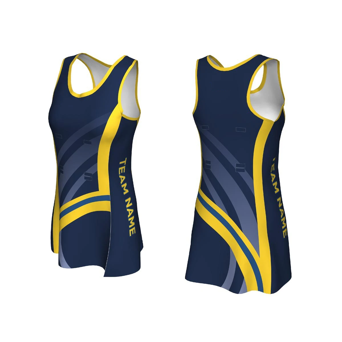 Cheap Netball Dress Custom Netball Dress with Netball Bibs Design