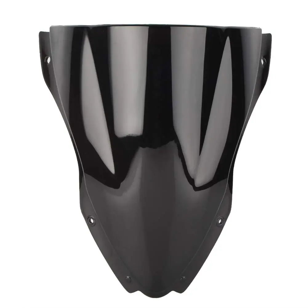 For Kawasaki ZX10R ZX 10R 2016 2017 2018 2019 Black ZX-10R Windshield WindScreen Double Bubble 16 17 18 19